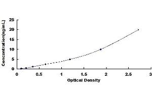 Typical standard curve (GRP94 ELISA Kit)