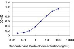 ELISA image for anti-CGG Triplet Repeat Binding Protein 1 (CGGBP1) (AA 58-167) antibody (ABIN563681)