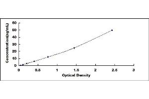 Typical standard curve (Histone H1 ELISA Kit)