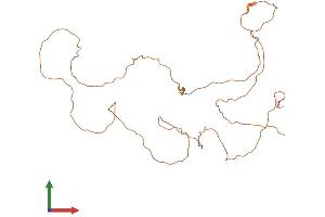 AlphaFold protein structure predicition of Human Recombinant KRTAP5-1 Protein, UniprotID Q6L8H4