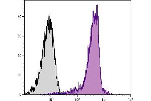 C57BL/6 mouse bone marrow cells were stained with Rat Anti-Mouse CD44-APC. (CD44 Antikörper  (APC))