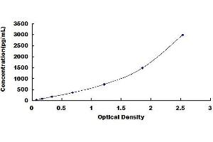 Typical standard curve