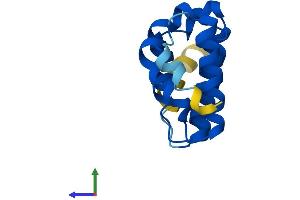AlphaFold protein structure predicition of Human Recombinant STAG3L3 Protein, UniprotID P0CL85