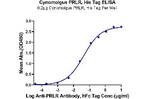 ELISA image for Prolactin Receptor (PRLR) (AA 25-236) protein (His tag) (ABIN7275466)