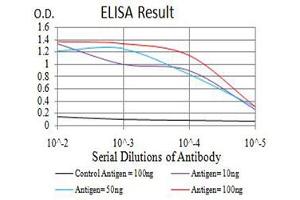 ELISA image for anti-ATG3 Autophagy Related 3 (ATG3) (AA 1-100) antibody (ABIN5611291)