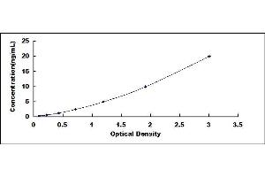 Typical standard curve (ALPL ELISA Kit)