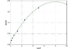 A typical standard curve