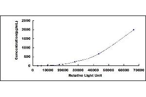 Typical standard curve (BMP4 CLIA Kit)