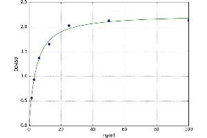 A typical standard curve (ANGPTL6 ELISA Kit)