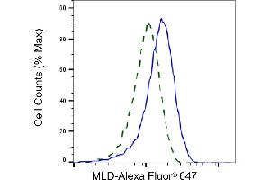 Validation of MLD knockdown using flow cytometry.