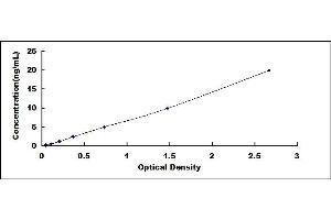 Typical standard curve (SLN ELISA Kit)