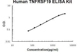 Human TNFRSF19/TROY PicoKine ELISA Kit standard curve (TNFRSF19 ELISA Kit)