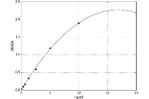 A typical standard curve