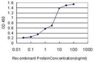 ELISA image for anti-Hydroxyacyl-CoA Dehydrogenase (HADH) (AA 205-314) antibody (ABIN561223)
