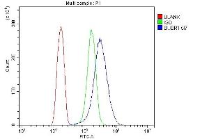 Flow Cytometry analysis of Hela cells using anti- BubR1/BUB1B antibody (ABIN7600960). (BUB1B Antikörper  (AA 26-448))