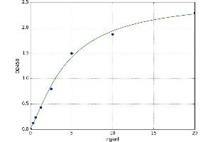 A typical standard curve