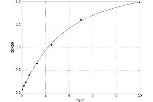 A typical standard curve