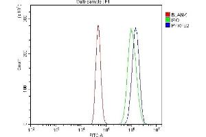 Flow Cytometry analysis of A431 cells using anti-PFKFB2 antibody (ABIN7601627). (PFKFB2 Antikörper  (AA 4-505))