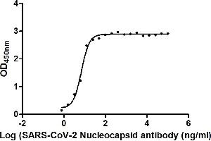 The Binding Activity of SARS-CoV-2-N Antibody with SARS-CoV-2-N.