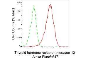 Flow cytometric analysis of Thyroid hormone receptor interactor 13 expression in HAP-1 cells using Thyroid hormone receptor interactor 13 antibody (ABIN7800555), 1:2,000). (TRIP13 Antikörper)