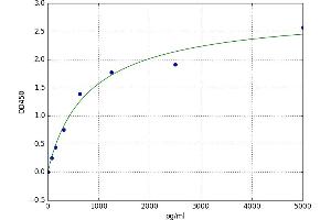 A typical standard curve