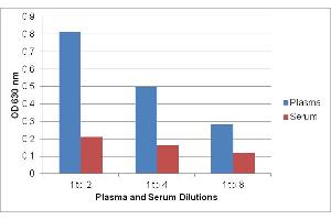 Human Plasma and Serum Sample Dilutions Tested with the Urea Assay Kit.
