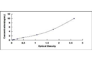 Typical standard curve (PRDM16 ELISA Kit)