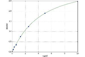 A typical standard curve