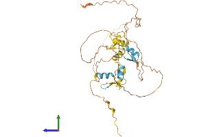 AlphaFold protein structure predicition of Mouse Recombinant Scrt1 Protein, UniprotID Q99M85