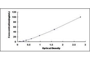 Typical standard curve (MIA ELISA Kit)