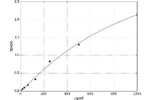 A typical standard curve