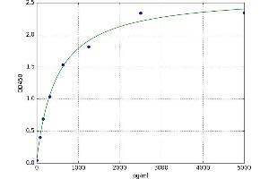 A typical standard curve