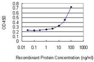 Detection limit for recombinant GST tagged PIGR is 1 ng/ml as a capture antibody. (PIGR Antikörper  (AA 21-130))