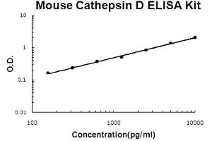 Mouse Cathepsin D Accusignal ELISA Kit Mouse Cathepsin D AccuSignal ELISA Kit standard curve. (Cathepsin D ELISA Kit)