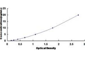 Typical standard curve (PTPRJ ELISA Kit)