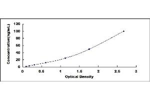 Typical standard curve (GGT1 ELISA Kit)