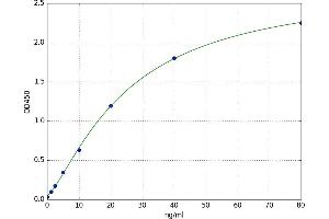 A typical standard curve