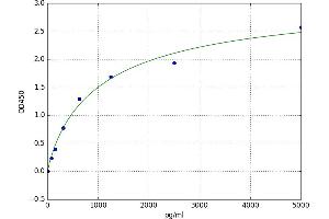 A typical standard curve