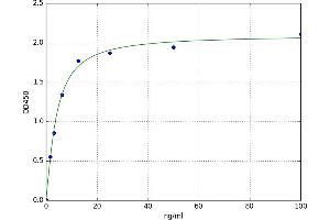 A typical standard curve