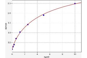 Typical standard curve (XIAP ELISA Kit)