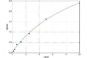 A typical standard curve