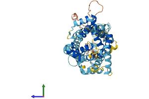 AlphaFold protein structure predicition of Mouse Recombinant Slc25a25 Protein, UniprotID A2ASZ8