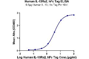 ELISA image for Interleukin 13 Receptor, alpha 2 (IL13RA2) (AA 27-342) protein (Fc Tag) (ABIN7275028)