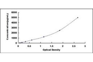 Typical standard curve (S1PR3 ELISA Kit)