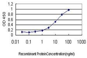 Detection limit for recombinant GST tagged APOM is approximately 0. (Apolipoprotein M Antikörper  (AA 23-188))