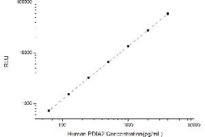 Typical standard curve (PDIA2 CLIA Kit)