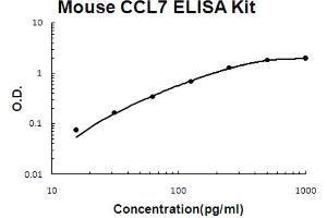 Mouse CCL7/MCP3 Accusignal ELISA Kit Mouse CCL7/MCP3 AccuSignal ELISA Kit standard curve.