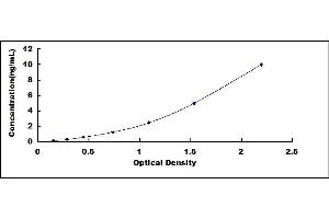 Typical standard curve (HIST1H4A ELISA Kit)