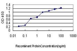 Detection limit for recombinant GST tagged ABCC2 is approximately 0. (ABCC2 Antikörper  (AA 214-313))