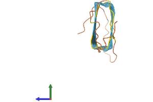 AlphaFold protein structure predicition of Human Recombinant KRTAP4-3 Protein, UniprotID Q9BYR4